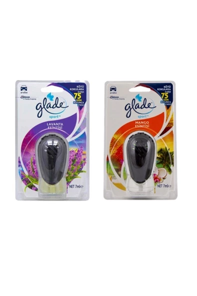 Glade Oto Araç Kokusu Lavanta Esintisi+ Mango Esintisi 75 Gün Etkili