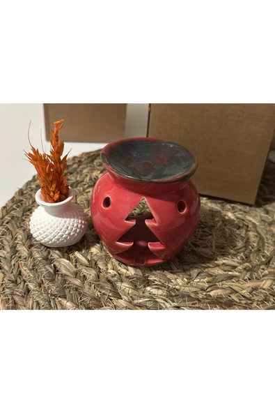 Yılbaşı Özel Çam Seramik Buhurdanlık/mumluk (1 ADET) - 3