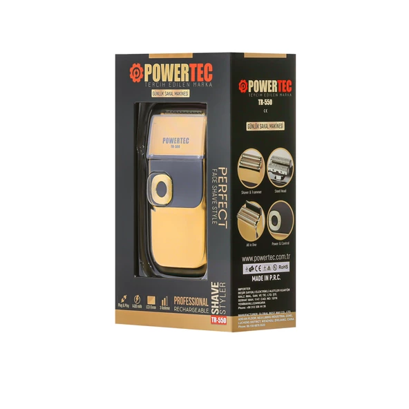 Powertec TR-550 Günlük Sakal Makinesi - 2