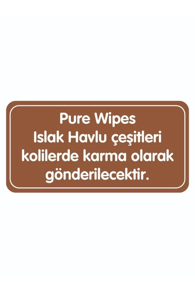 Pure Baby Meyveli Karma 50 Yaprak 12'li Paket Islak Havlu - 5