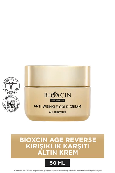 Bioxcin Age Reverse Kırışıklık Karşıtı Altın Krem 24K Altın İpek Proteini 50 ml - 2
