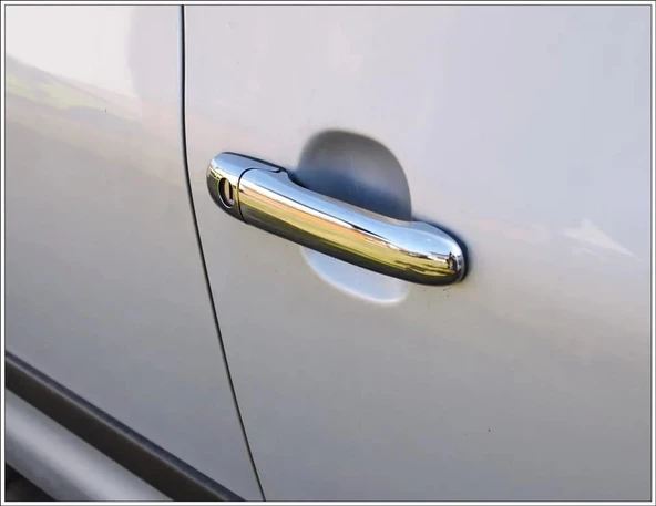 Seat Ibiza Krom Kapı Kolu 4 Kapı 1993-2002 (ÇİFT DELİKLİ) Paslanmaz Çelik - Resim 2