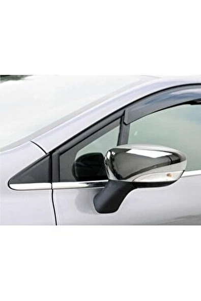 Renault Zoe Krom Ayna Kapağı 2 Parça Paslanmaz Çelik 2012 Ve Üzeri - 3