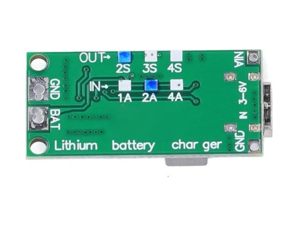 2s 2a Li-on Lipo Pil Batarya Şarj Modülü Type-c Çok Hücreli 18650 Lityum 8.4v - 4