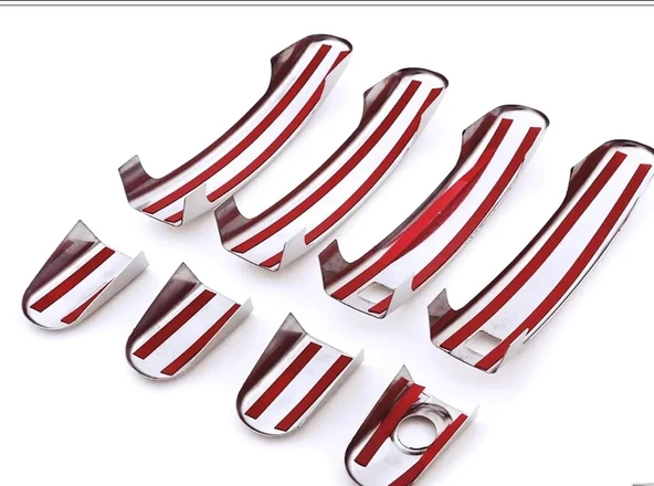 Ford Focus 3 Krom Kapı Kolu 4 Kapı 2010-2018 Arası P.Çelik (Sensörlü) - Resim 4