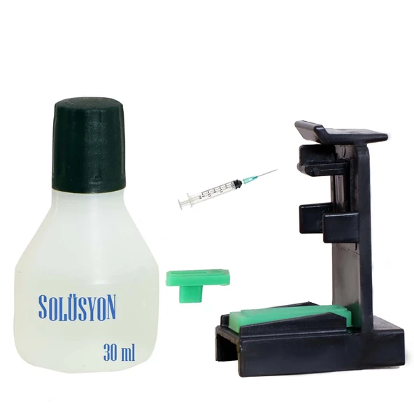 Perfection Hp DeskJet Plus Ink Advantage 653 Renkli ve Siyah Kartuş Uyumlu  Dolum Seti 4X100 gr. - Resim 2