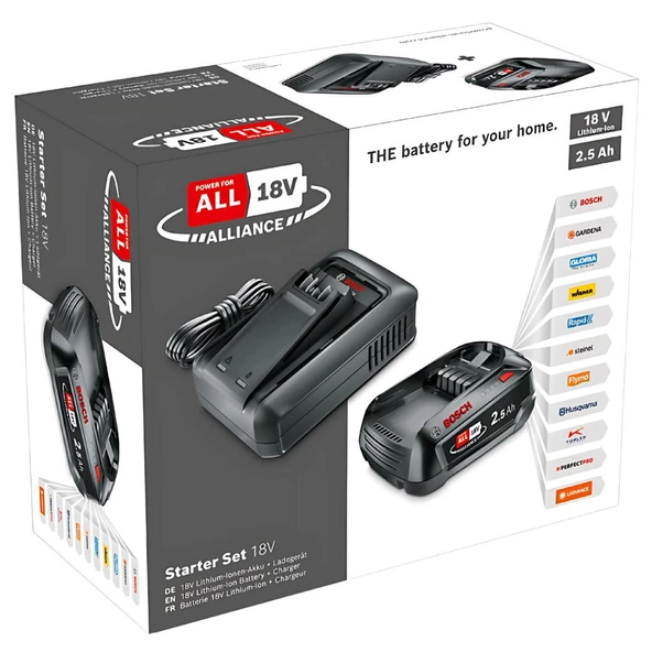 Bosch 18V Akü Seti (2.5Ah, Tek Akü + AL1844) - 3