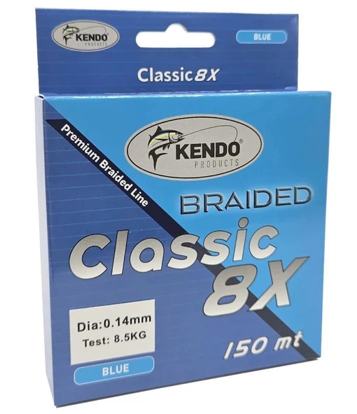 Kendo Classic 8X 150m Blue Örgü İp Misina