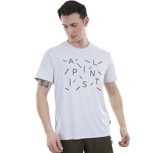 Alpinist Baseline Ultra Dry Erkek T-Shirt Beyaz-2XL