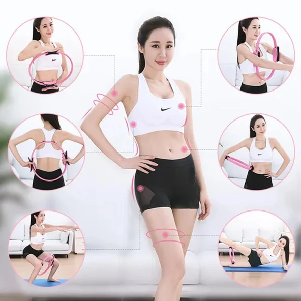 Pilates Çemberi Pembe Renk - 3