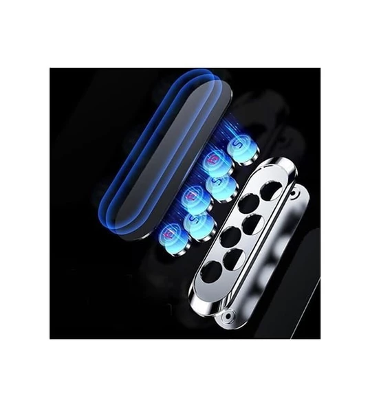 Siyah Çok Amaçlı Magnetic Car Holder Araç Içi Telefon Tutucu Mıknatıslı - 5