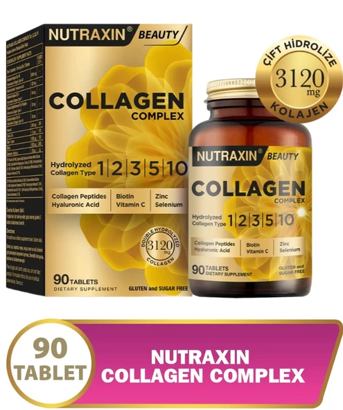 Nutraxin Collagen Complex Tip 1-2-3-5-10 3120 Mg 90 Tablet 8680512634706