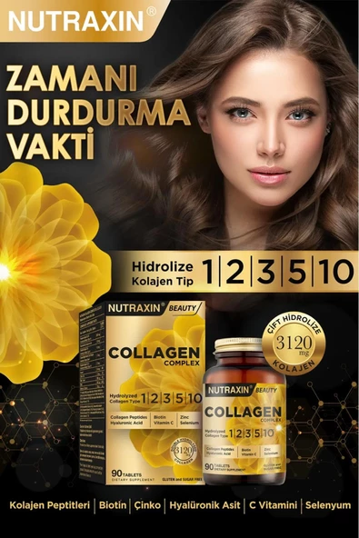 Nutraxin Collagen Complex Tip 1-2-3-5-10 3120 Mg 90 Tablet 8680512634706 - 2