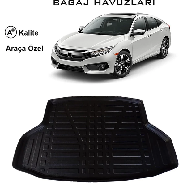 Honda Civic Sedan Bagaj Havuzu 2016 Model Ve Sonrası - 4