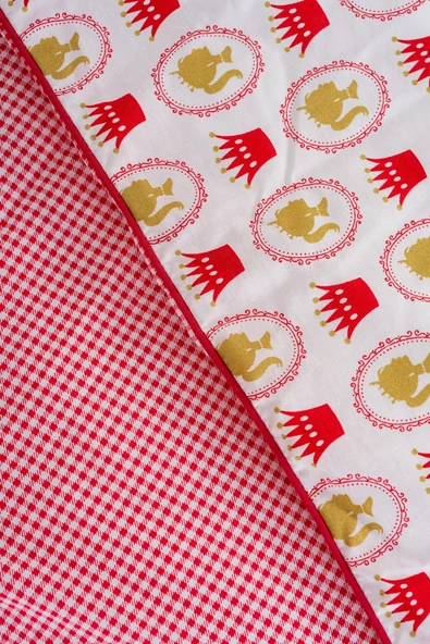 %100 Pamuk, 7 Parça Bebek Nevresim Takımı (Nevresim, Çarşaf, Yorgan, 2 Yastık ve Kılıfları), 100x150 cm - 3