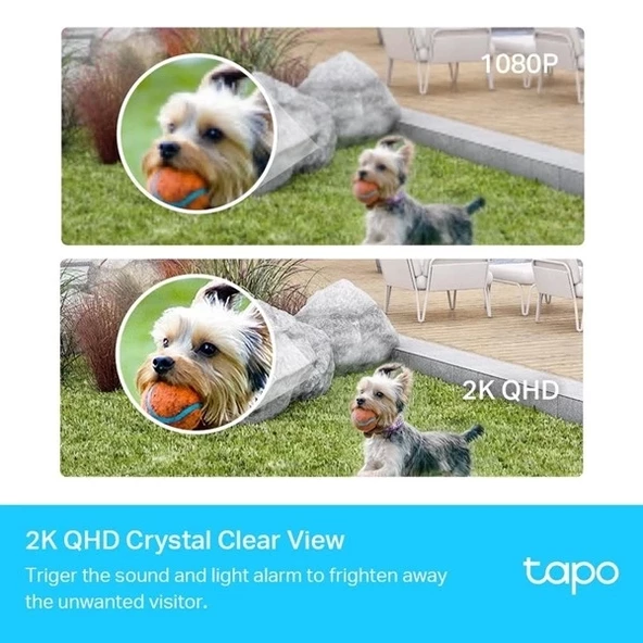 TP-LINK Tapo C420S1 Akıllı Kablosuz Güvenlik Kamerası Sistemi, 1 Kameralı Sistem - 3
