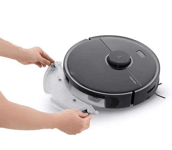 Roborock S5 Max Vacuum Cleaner Siyah Robot Süpürge (Outlet-Tehşir)(12 AY VTM TEKNİK GARANTİLİDİR)