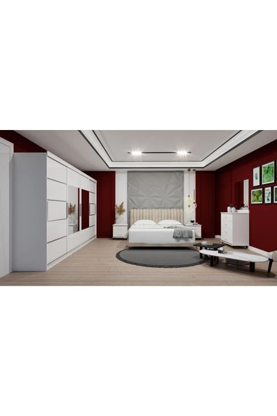 yılwood sürgülü gardırop takım 280cm/210 cm - 3