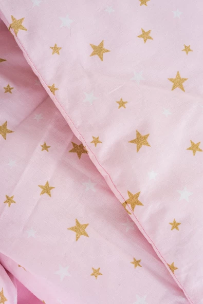 %100 Pamuk, 7 Parça Bebek Nevresim Takımı (Nevresim, Çarşaf, Yorgan, 2 Yastık ve Kılıfları), 100x150 cm - 3