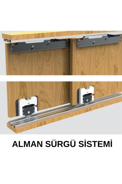 yılwood sürgülü kapak frenli mekanizme sistemi 240 cm göre - 2