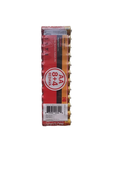 Kodak Çinko Karbon Kalem Pil 12'li Paket