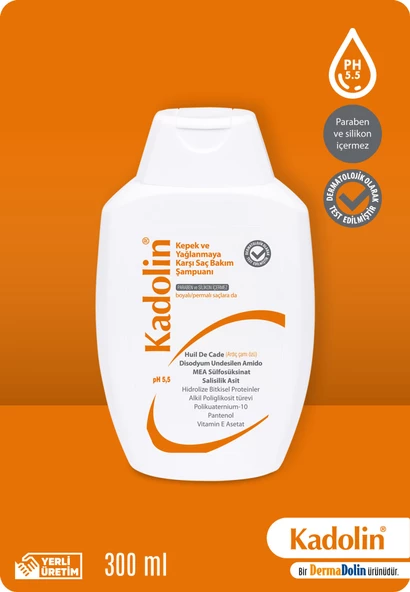 Dermadolin Kadolin Şampuan 300 ml