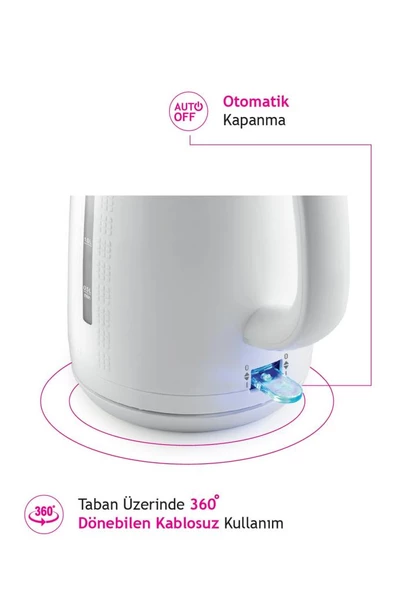 ALTUS 729 PLASTİK SU ISITICISI KETTLE - 5