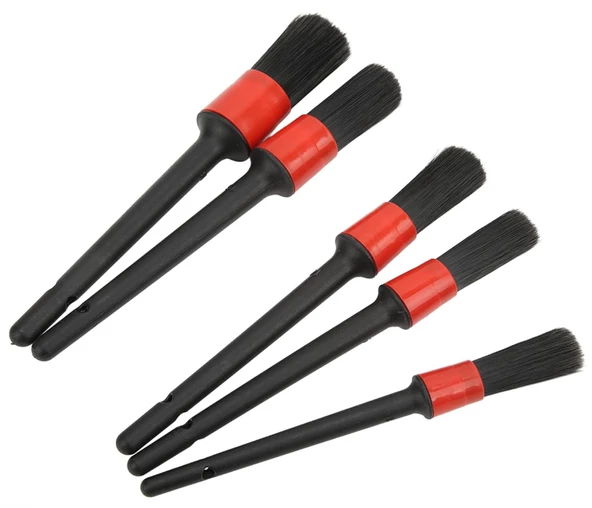 5  Parça Araç Detaylı Temizlik Fırçası İç Dış motor Temizlik Fırça Seti - 4