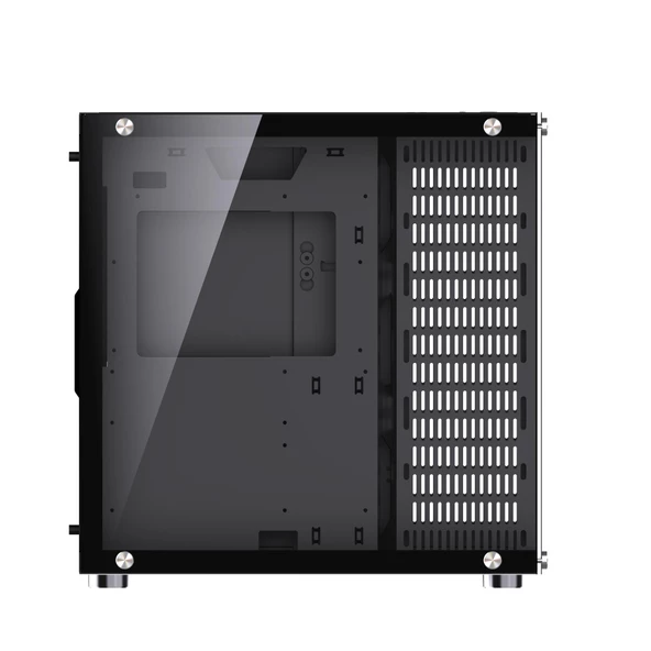 SNT UFO II 750 Watt 80+ Bronze Power Midi Tower Atx Gaming Akvaryum 7 x Argb Fanlar ve Uzaktan Kumanda Kontroller  Dahil Masaüstü Bilgisayar Kasası - 7