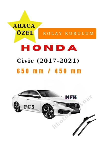 Mfk Honda Civic  FC5  (2017-2021) Araca Özel Sİlecek