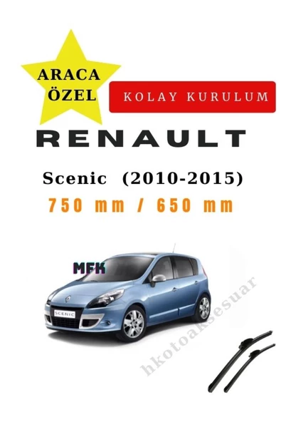 Mfk Renault Scenic  (2010-2015) Araca Özel Silecek