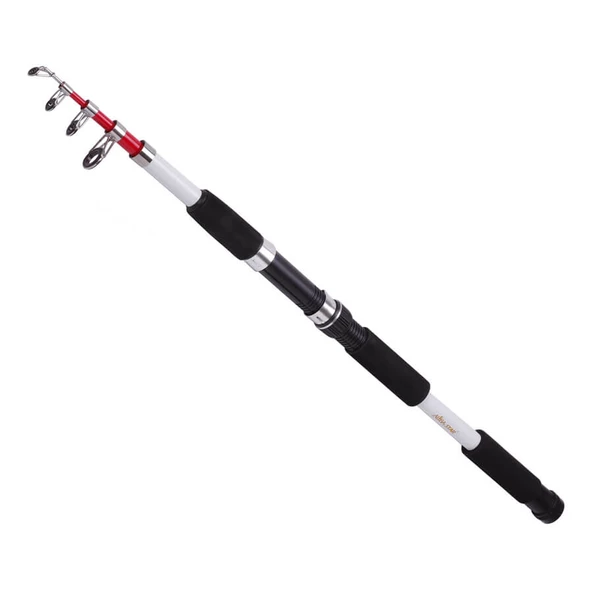 Albastar White Craft 210 cm 50-100g Atarlı Fiber Teleskopik Olta Kamışı - 2
