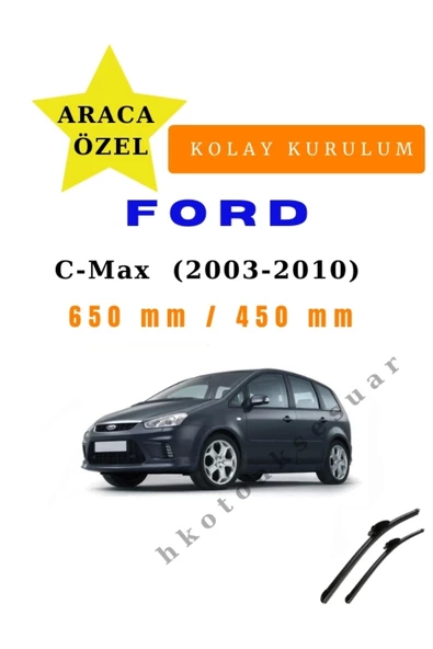 Mfk Ford C-Max  (2003-2010) Araca Özel Silecek Ön İki