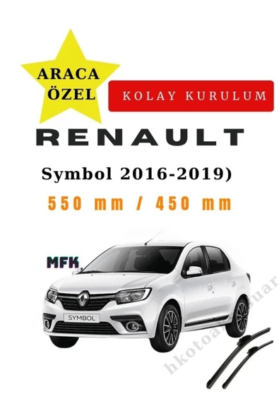 Mfk Renault Symbol (2016-2019) Araca Özel Silecek