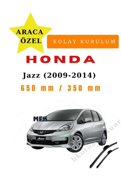 Mfk Honda Jazz (2009-2014) Araca Özel Sİlecek Ön iki