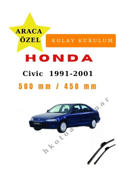 Mfk Honda Civic  1991-2001 Araca Özel Sİlecek