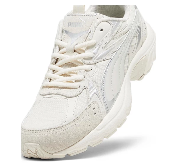 Puma Krem Erkek Deri Lifestyle Ayakkabı  Milenio Tech Suede 393489-03 - Resim 4