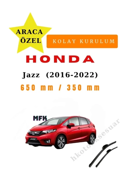 Mfk Honda Jazz  (2016-2022) Araca Özel Silecek Ön iki