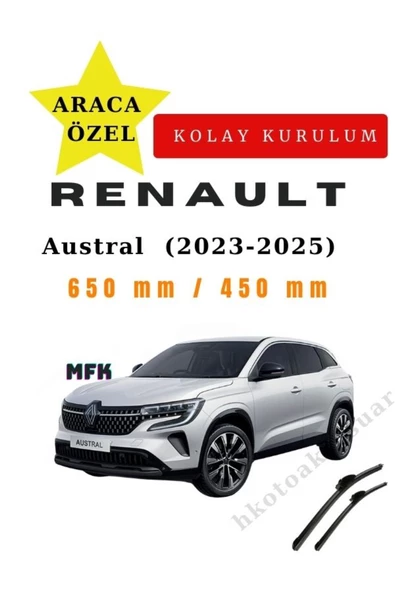 Mfk Renault Austral  (2023-2025) Araca Özel Sİlecek