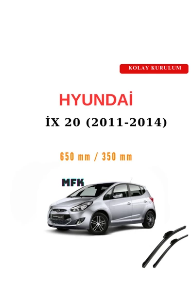 Mfk Hyundai İX20 (2011-2014) Araca Özel Silecek Ön İki