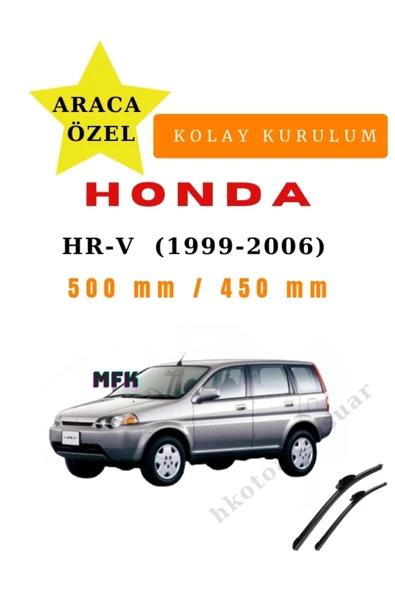 Mfk Honda HR-V  (1999-2006) Araca Özel Sİlecek Ön iki