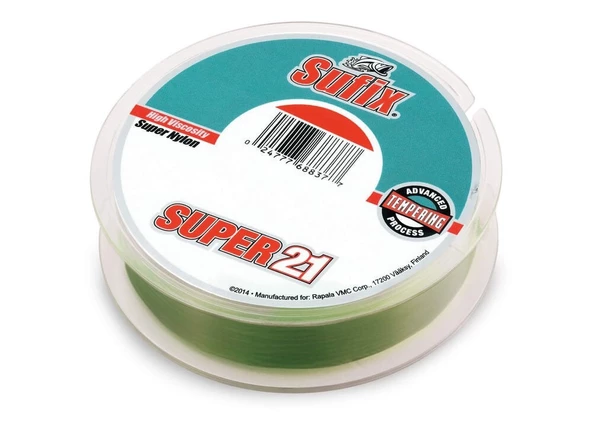 Sufix Süper 21  0.14 mm Monofilament Olta Misinası 100m 1.9kg Çeker - 2