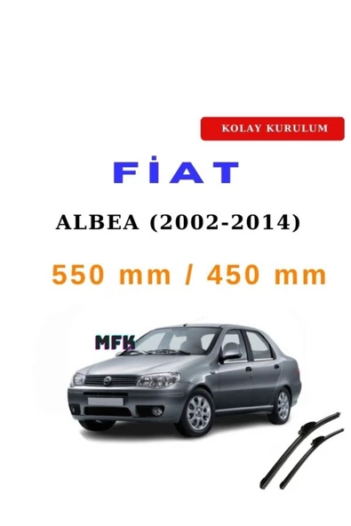 Mfk Fiat Albea (2002-2014) Araca Özel Silecek ürün görseli 1