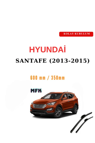 Mfk Hyundai SantaFe (2013-2015) Araca Özel Silecek