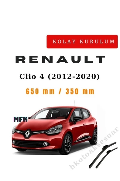 Mfk Renault Clio 4 (2012-2020)  Araca Özel Silecek Ön İki