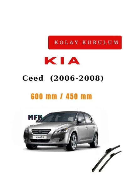 Mfk Kia Ceed (2006-2008) Araca Özel Sİlecek Ön İki