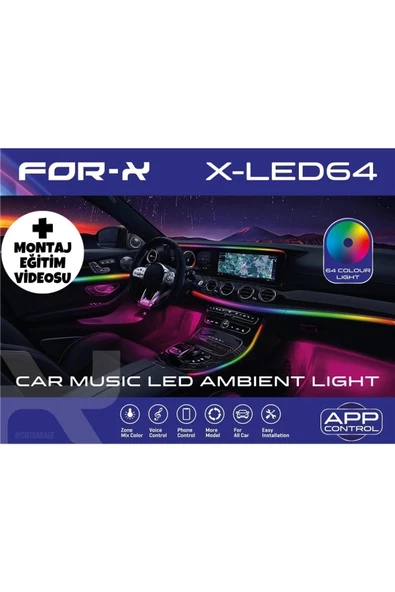 For-X Xled64 Led Ambians Dynamic 64 Renk Ambiyans Aydınlatma