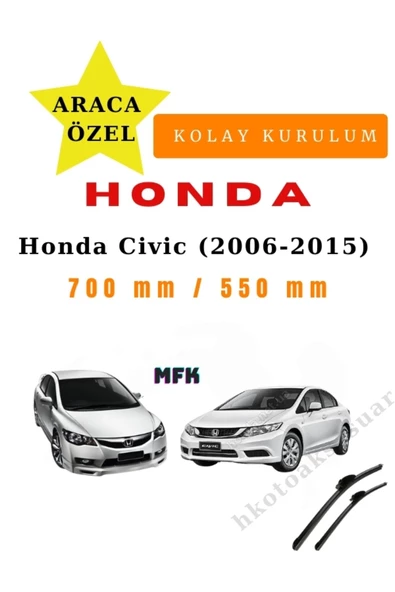 Mfk Honda Civic  (2006-2015) Araca Özel Sİlecek