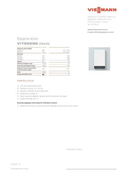 viesman vitodens clasic  25 kw  tam yoğuşmalı - 3