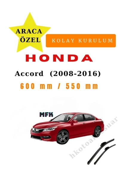 Mfk Honda Accord  (2008-2016) Araca Özel Sİlecek